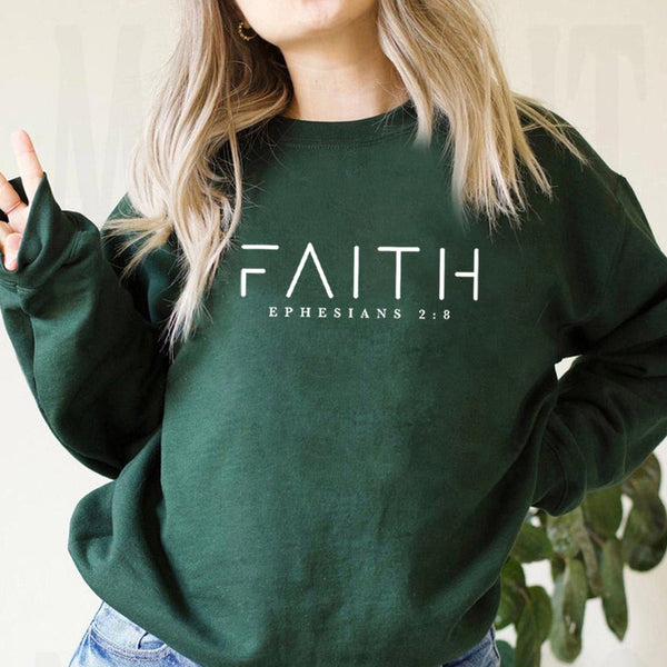 Christian Faith Graphic Sweatshirt