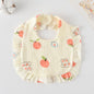 Baby Bib Ruffled Cotton Printed Gauze Lace Bib