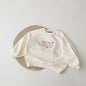 Children's Long Sleeve Letter Loose Sweater