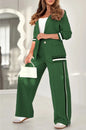 Fashion Rib 2 Pieces Women's Suit