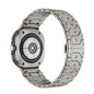Butterfly Clasp Metallic Stainless Steel Strap