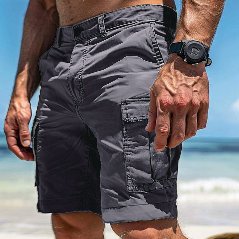Salopette multipoche pour hommes de style européen et américain