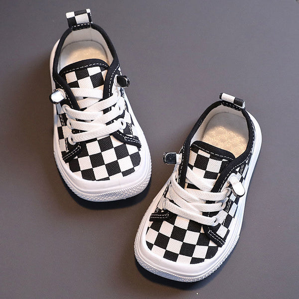 Kids Solid Color Canvas Shoes