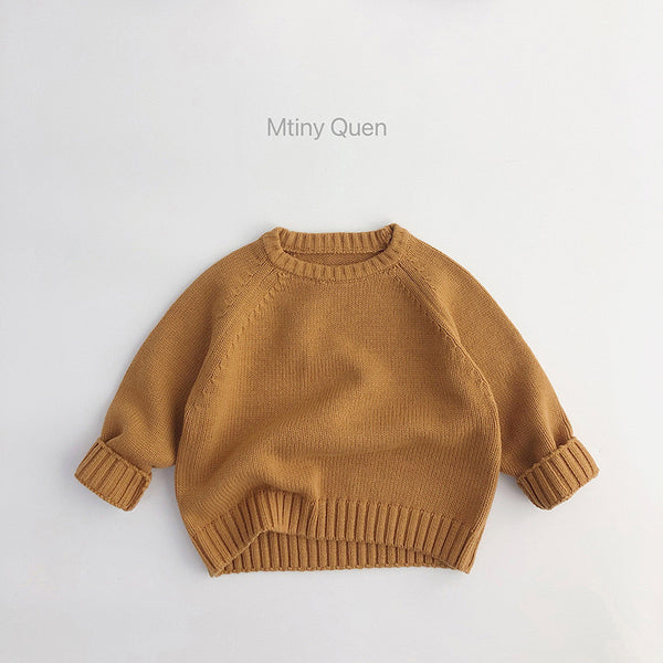 Baby Retro Pullover Knitwear Top