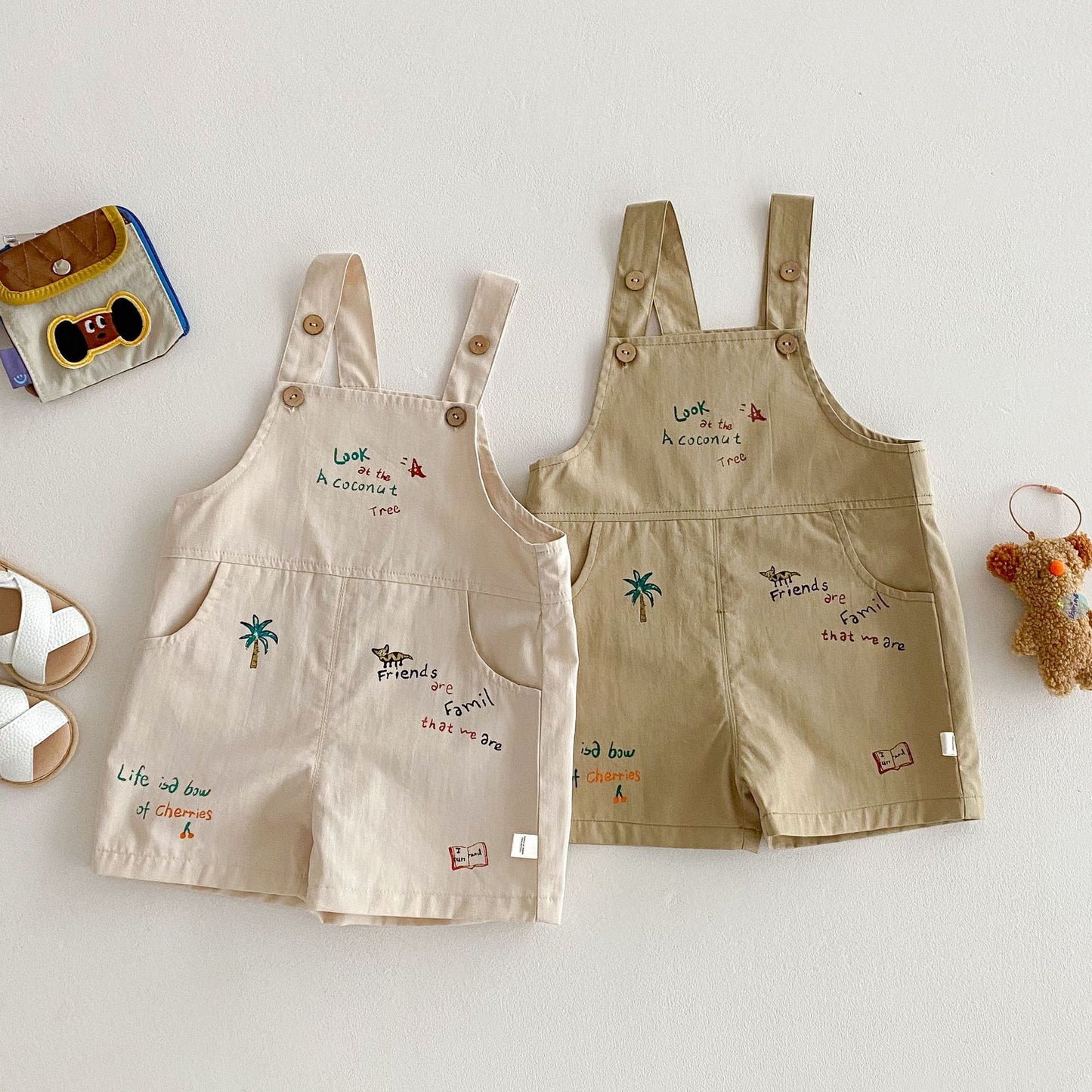 Baby Korean Style Suspender Pants