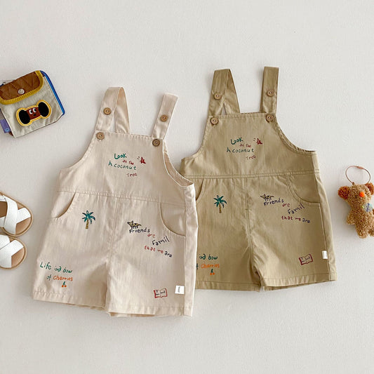 Baby Korean Style Suspender Pants