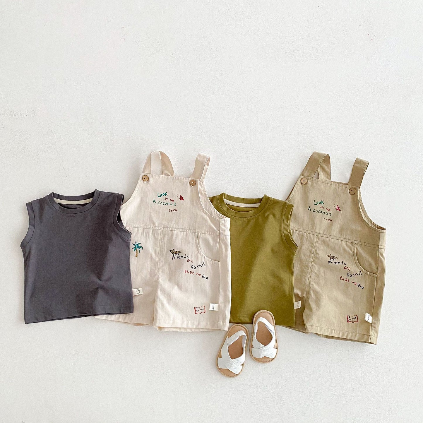 Baby Korean Style Suspender Pants