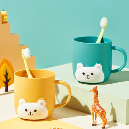 Home Cartoon Bear Gargle Cup Bathroom Thickening With Handle