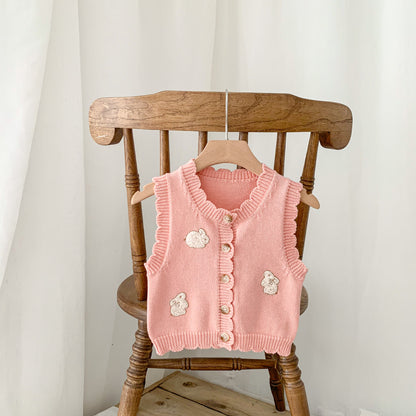 Girls Cardigan Vest