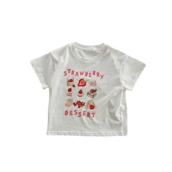 Children’s Short Sleeve Strawberry Top
