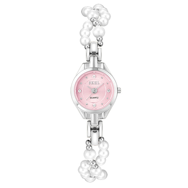 Montre décontractée élégante pour femme avec bracelet en acier
