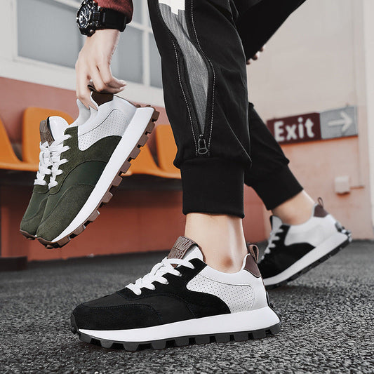 Chaussures Homme Sports Casual Cuir Papa