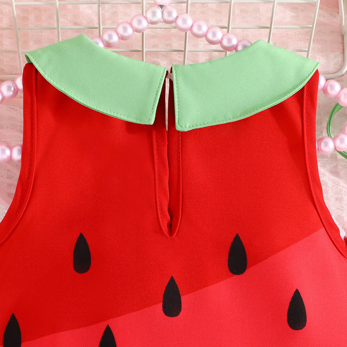 Girls Fashion Fruit Printed Dress