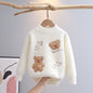 Mink Fur Plush Children Knitted Sweater