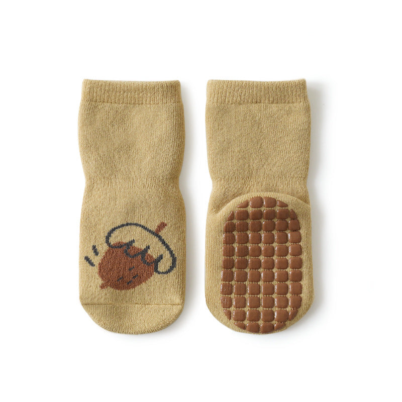 New Baby Floor Loose Leg Cute Cartoon Toddler Socks