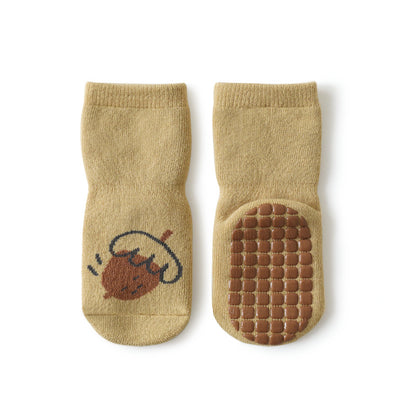 New Baby Floor Loose Leg Cute Cartoon Toddler Socks