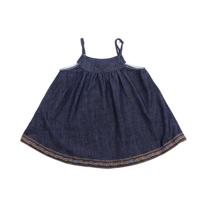 Jean Sun-top Sleeveless Top