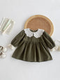 Lace Collar Outwear Dress