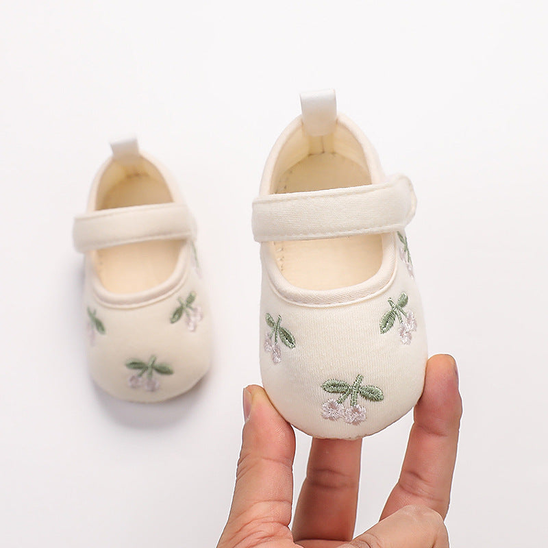 Cotton Small Embroidery Shoes