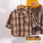 Children's Casual Plaid Shirt
