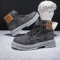 Chaussure de skateboard montante en jean décontractée
