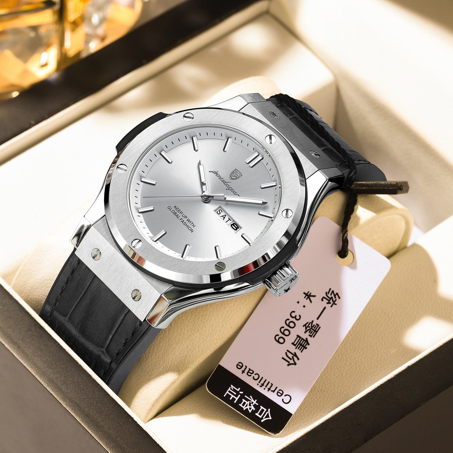 Poedagar Waterproof Luminous Quartz Watch