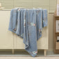 Baby Cartoon Air Conditioner Quilt Luminous Blanket Single Office Nap Flannel