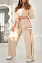 Fashion Rib 2 Pieces Women's Suit