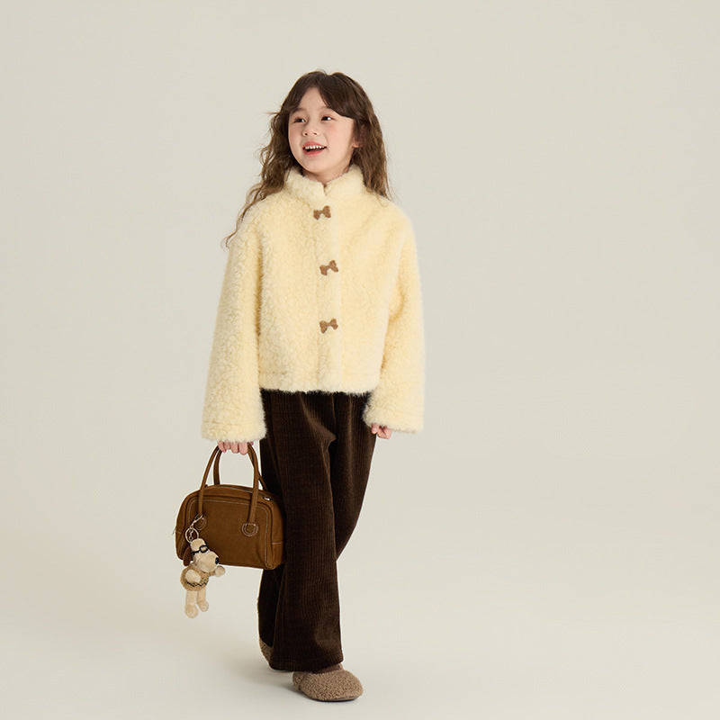 Children Single-layer Fleece-lined jacket