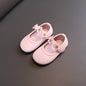 Girls Flower Soft Bottom Shoes