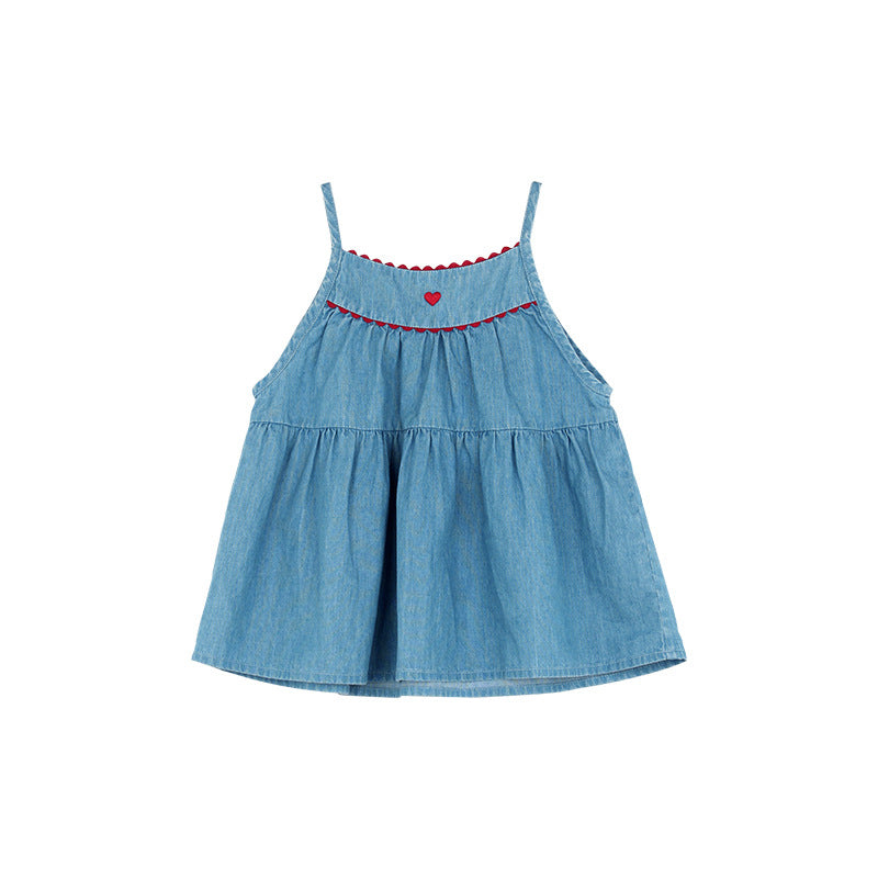Girl Denim Dress Camisole