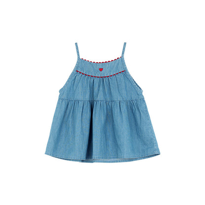 Girl Denim Dress Camisole