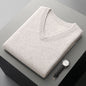 Middle-aged V-neck Vest Sleeveless Sweater
