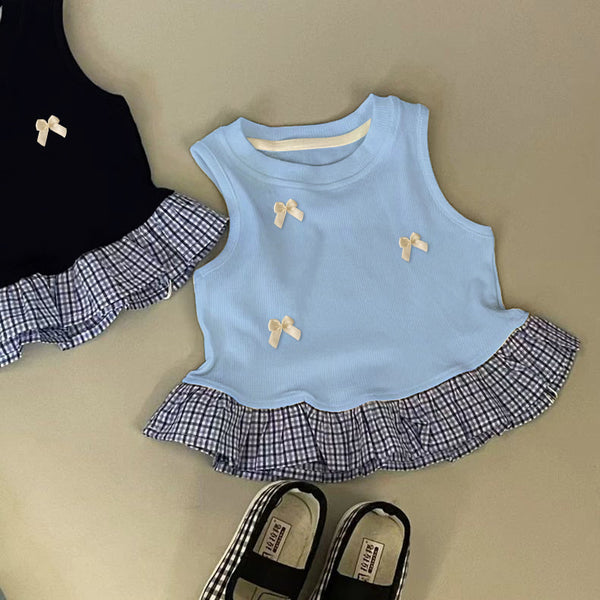 Children's Vest Top Girls' Western Style