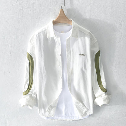 Mens Loose Casual Shirt Coat