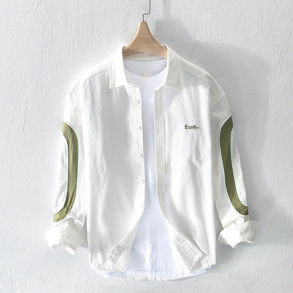 Mens Loose Casual Shirt Coat