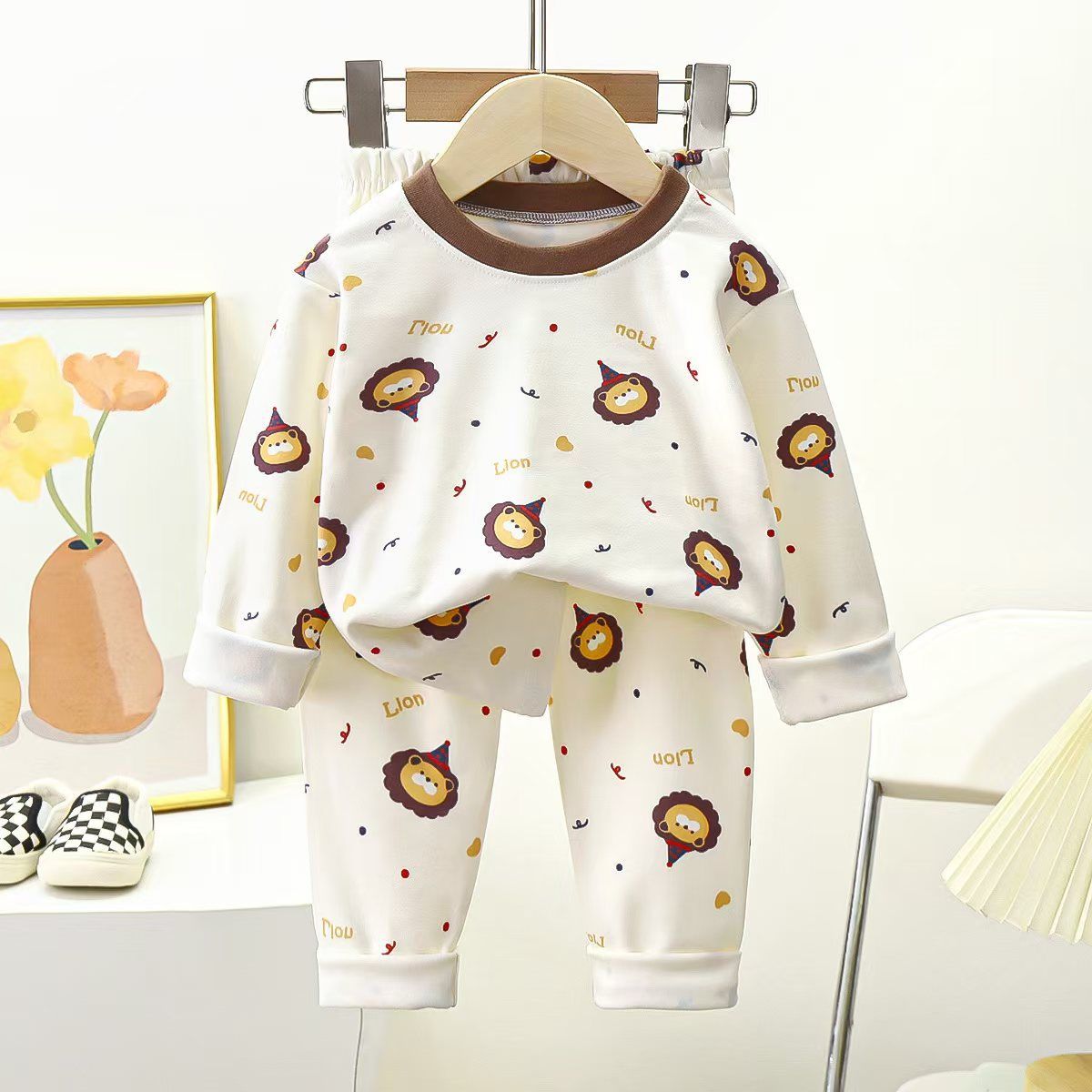 Kids Two-piece Warm Pajamas