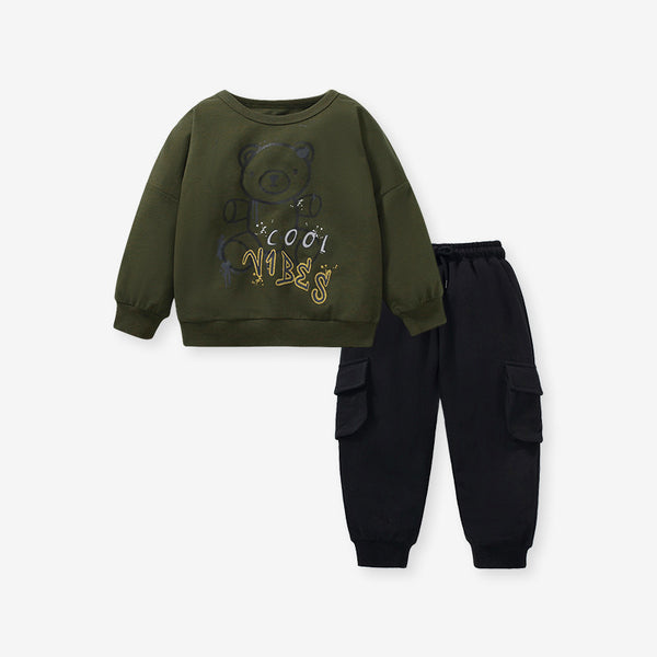 Boys Sweater Two-piece Set