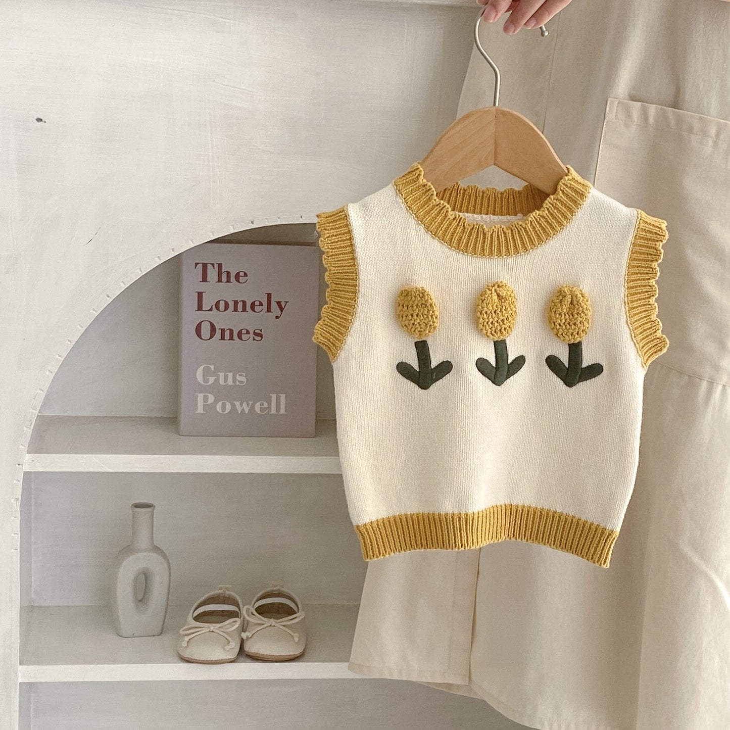 Baby Sleeveless Knitted Pullover