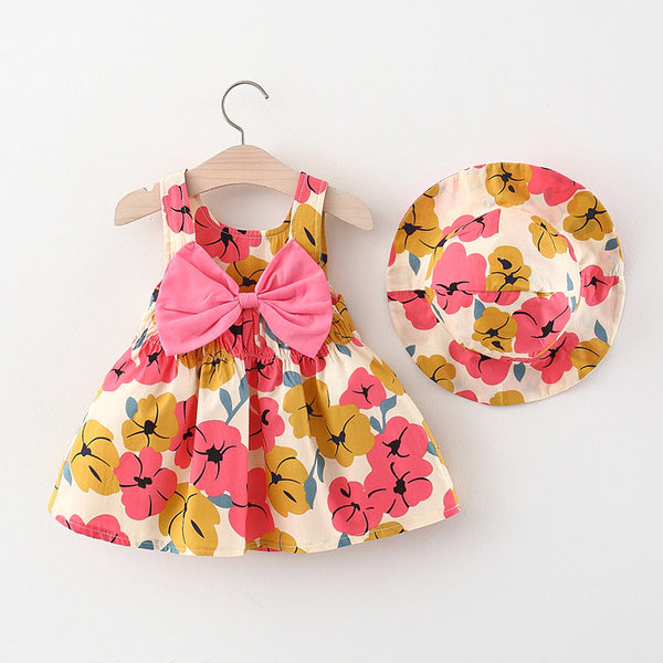 Girls Children's Princess Dress With Hat Included