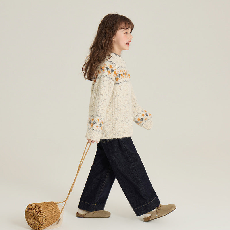 Retro Idle Style Thickened Knitting Top