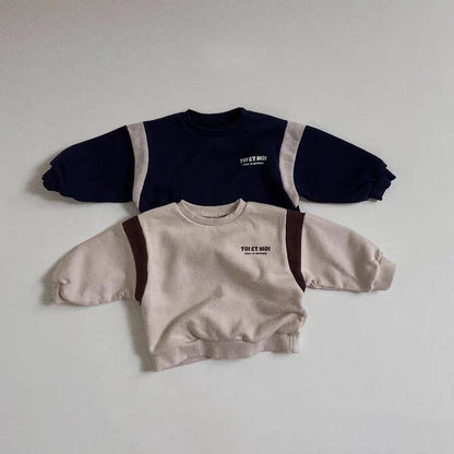 Baby Children's Korean-style Patchwork Sweater