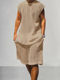 Casual Sweater Suit Men's Loose Vest