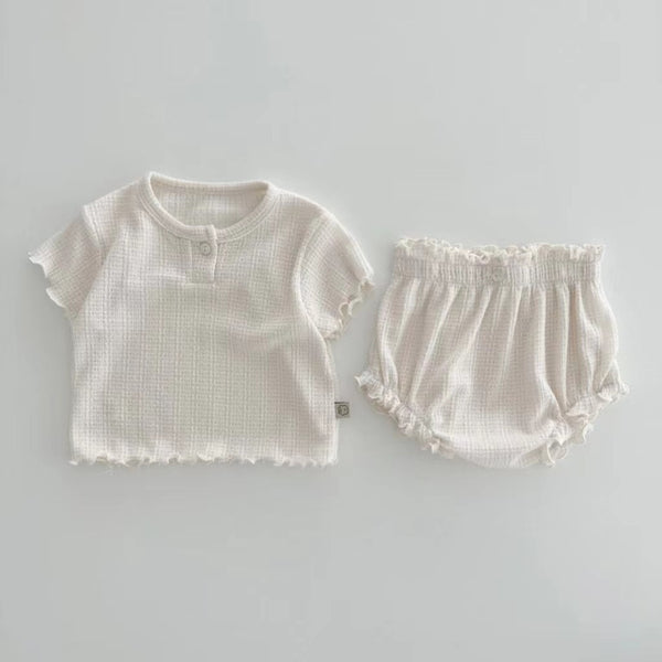 Lace-Trim Shorts and Top Lounge Set