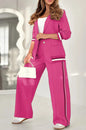 Fashion Rib 2 Pieces Women's Suit