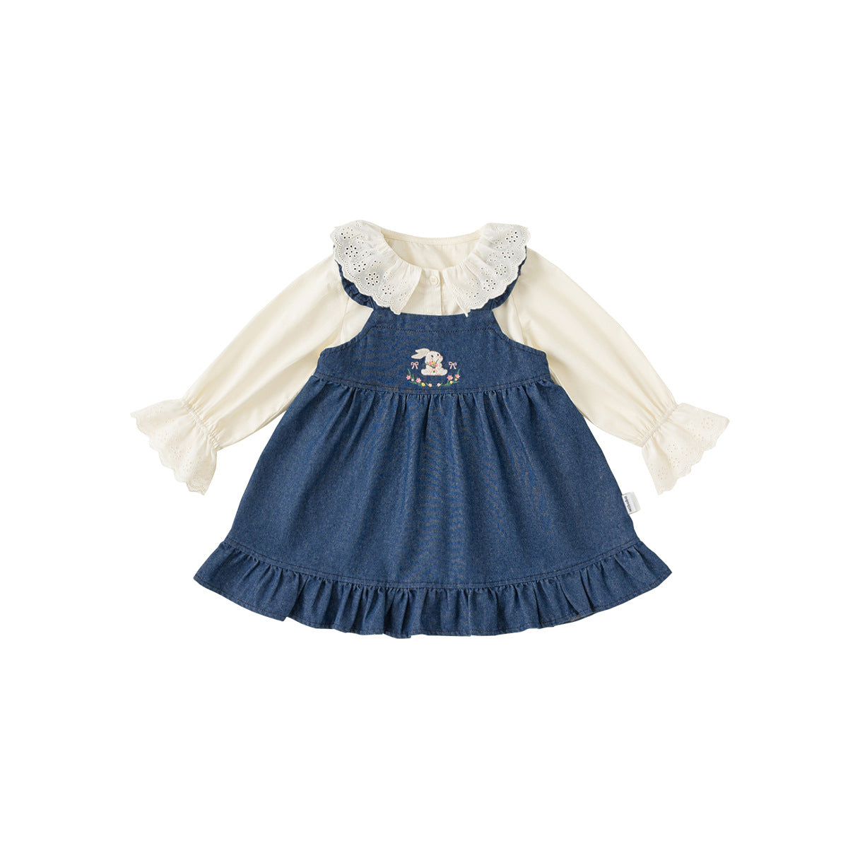 Children's Denim Skirt Suit