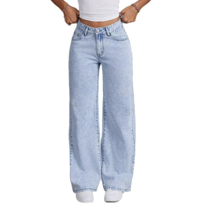 Women Straight jeans Loose Trousers