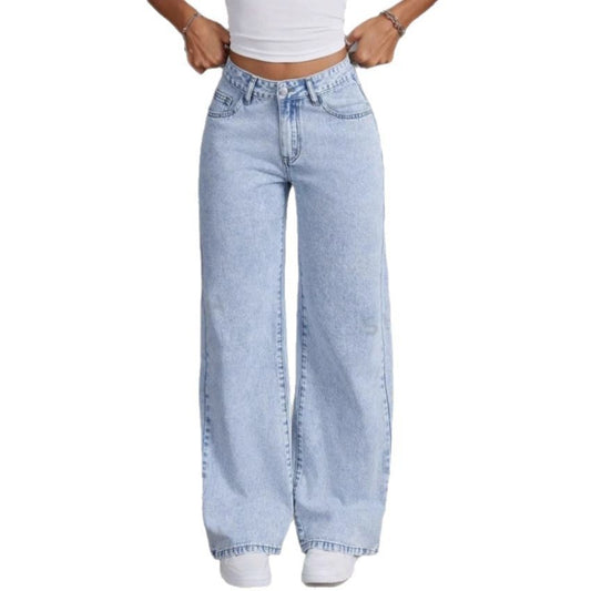 Women Straight jeans Loose Trousers