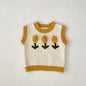 Baby Sleeveless Knitted Pullover