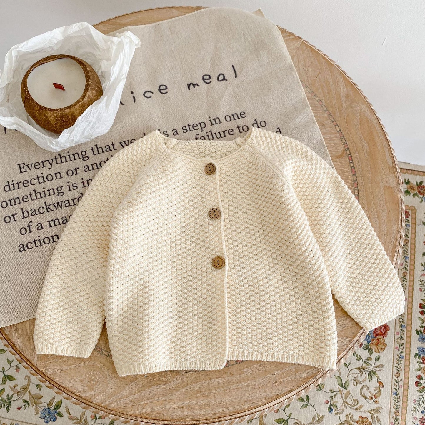 Baby Corn Round Neck Sweater